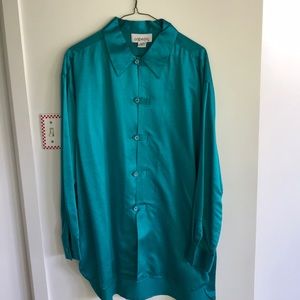 Capezio 100% silk tunic top